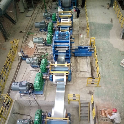 Διαδικασία 0.132.5mm 7001450mm γραμμών Cgl λουρίδων SS μετάλλων