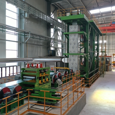 Συνεχής γαλβανίζοντας γραμμή 1.23.0mm Max 1250mm χαλυβουργίας καισίου