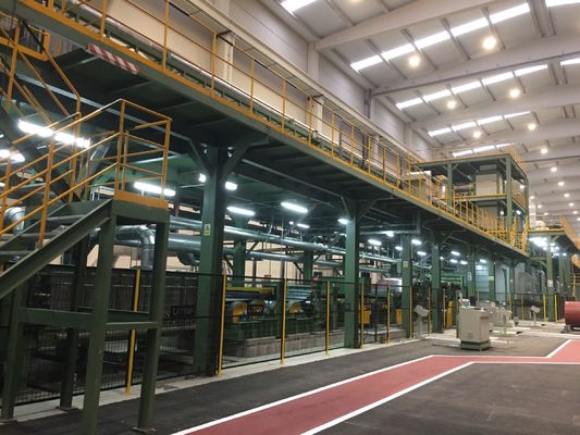 Άριστη γραμμή επιστρώματος χρώματος λουρίδων χάλυβα με τους αυτόματους εξοπλισμούς υψηλής τεχνολογίας